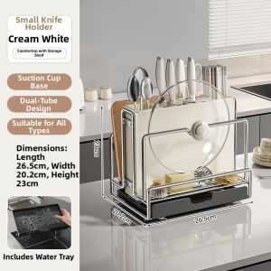 Multi-function New Stainless Steel Knife and Chopping Board Storage Rack