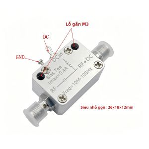 Bộ Điều Chỉnh Phân Cực Đồng Trục SMA RF 10M-10GHz Cho Bộ Khuếch Đại LNA Radio HAM Bộ Thu SDR Ăng-ten GPS - Bộ Lọc/chích Điện DC