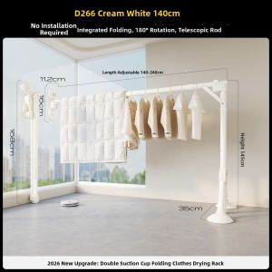 MINGZHI | Foldable Multifunctional Clothes Drying Rack