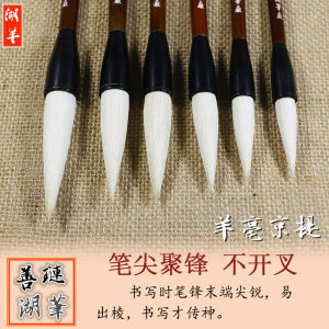 Professional Calligraphy Brush Pure Yang Soft Hair Pen Traditional Chinese Painting Cursive Script Writing Business Stationery