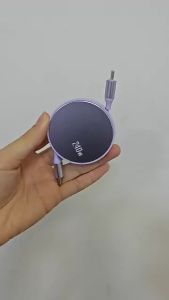 Cáp Sạc Nhanh PD 240W Có Thể Thu Gọn Loại C Sang C Dây Sạc Di Động Cho Máy Tính Xách Tay Và Điện Thoại Cáp Dữ Liệu Của KOQZM