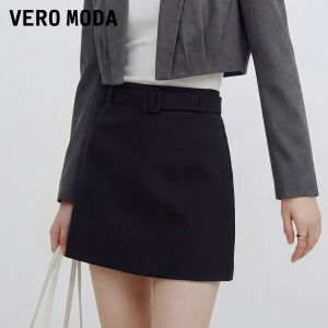 Vero Moda | Chân Váy Ngắn A-Line Màu Đơn Giản Có Dây Nịt