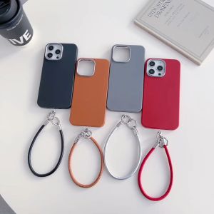 Infinix Smart 8 Pro 9 10 Plus Hot 30 30i 40 40i 40 Pro 50 50i leather strap chain surface silicon soft case phone casing fon sarung