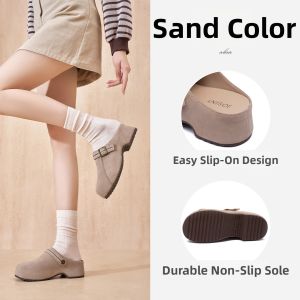 Josiny | Winter Casual Thick Sole Slip On Shoes Increase Height