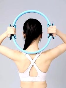 M-MALL Yoga Circle Pilates Ring open shoulder beauty exercise beginner fitness slimming 瑜伽抗阻普拉提圈