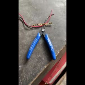 Tang Potong Plato 5" Inci Gunting Tajam Micro Nipper Biru Soft Spring