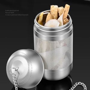 316 Stainless Steel Tea Strainer Spice Seasoning Ball Strainer Teapot Fine Mesh Filter Teahouse Hot Pot Seasoning Accessories