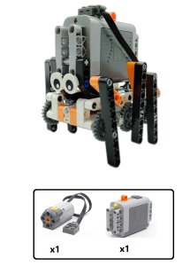 Technical Electric MOC Building Blocks 6-Leg Walking Robot RC Omnidirectional Robot Model DIY  bricks blocks Toy for kids