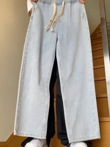 กางเกงยีนส์ผู้ชาย กางเกงยีนส์บางฤดูร้อน พลัสขนาดพอดีหลวม
