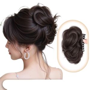 Đồ Chơi Búi Tóc Giả Cho Phụ Nữ Găng Tay Giả Mạo Tóc Giả Thắt Chặt Đầu Cao Giả Mạo Tóc Nhân Tạo Giả Mạo Tóc Giả Mạo Tóc Giả