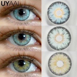 UYAAI | UYAAI Color Contact Lenses Big Eyes Black Lens Makeup Colorcon Siri Serie Fashion Natural Lens OMG Brown Lens Beauty Blue Lens