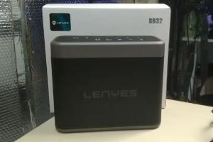 IL - Speaker LENYES S832 200W Outdoor KTV Wireless Speaker + Microphone Karaoke Bluetooth 5.0 Heavy Bass TWS