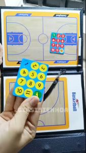 Bảng Chiến Thuật Sơ Đồ Bóng Rổ Gấp Gọn Chuyên Dụng