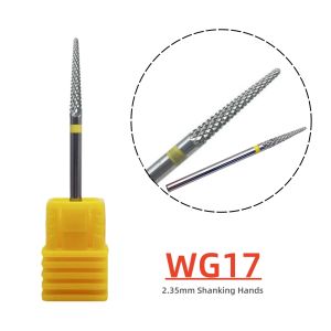 1/2Pcs Professional Nail Carbide Drill for Acrylic Gel Removal At-Home Pedicure and Manicure Carbide Nail Art Drill Bit Tungsten