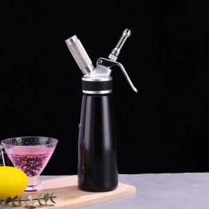 500ml/1000ml Professional Whipped Cream Dispenser Stainless Steel Whipped Cream Maker for Delicious Homemade Whipped Creams Sauces Desserts and Infused Liquors Includes 3 Culinary Decorating Nozzles