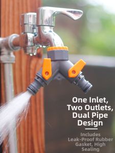 nadster | Valve Controlled Dual-Way Water Distributor Connector