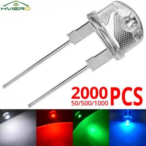 8mm Super Bright Diode Led Lamp Bead LED Power Bulb White Red Yellow Blue Green Emitting Light Decoration Atmosphere Neon