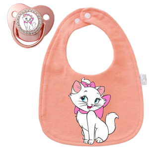 Disney | Luxurious baby nipple newborn feeding bib U-shaped baby bib for drool cartoon-printed newborn nipple soothing emotion newborn