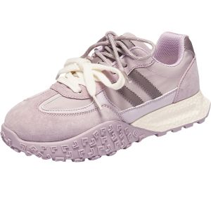 Daphne | Purple Fashionable Casual Platform Shoes