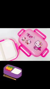 iSchoolDy Cartoon Car Spiderman Doramon Lunch Box Water Bottle 400ML Set Budak Bekas Makan Bottle Set
