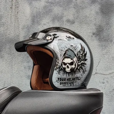 ORZ | Retro Motorcycle Helmet 3/4 Safety