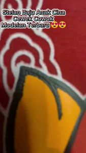 Stelan Baju Anak Laki-Laki Motif Gong Xi Fa Cai Lengan Pendek Usia Anak 3 Bulan Sampai 10 Tahun Bahan Katun Pakaian Harian Anak