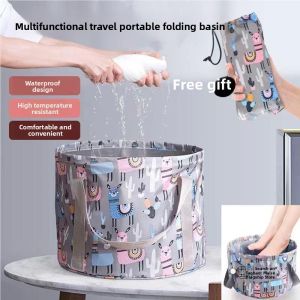gumahus | Portable Folding Laundry Bucket with Foot Soaking Function