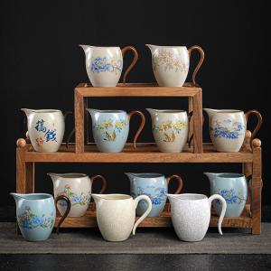 Ruyao Ceramic Gongfu Tea Set Beauty Shoulder Public Cup Fairing Tea Cup Accessories Moon White Ceramics Tea Brewing Tools