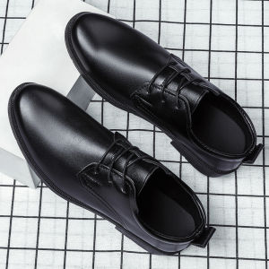 JIFANPAUL | Mens Business Casual Dress Shoes Black Increased Height
