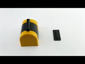 10m Fixed Wall Mount Retractable Belt Barrier Black and Yellow Safety Belt with Screws