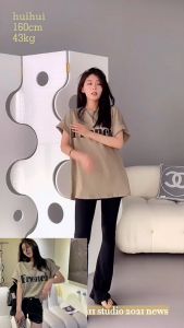 Kaos Wanita T-shirt Wanita BJ-0915 Atasan Katun Premium Motif Huruf Mimon Home