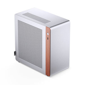JONSBO NV10 Chassis ITX MINI Full Aluminum Mesh Breathable Support 1U FLEX Power Supply Standing or Lying Desktop Computer Case
