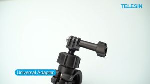TELESIN 360 Bike Bicycle Motorcycle Handle Bar Mount Holder for GoPro HERO 11 10 9 8 7 6 5/Insta360 ONE RS/DJI OSMO ACTION Camera