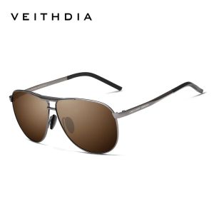 VEITHDIA Polarized Pilot Sunglasses Classic Mens Fashion Womens UV400 Outdoor Sports Protective Eyeglasses For Male VFH3028