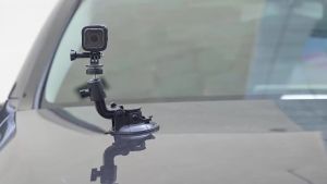 PULUZ Car Suction Cup Mount with Phone Clamp / Screw / Tripod Adapter Car Stand Holder