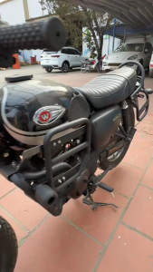 Tay Dắt Đơn kawasaki w175 kèm Khung Treo Túi Kawasaki 175