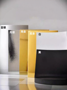 Eirmai | Thick Photography Card Paper with Gold and Silver Background Reflector Board for Lighting and Photography Props