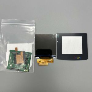 New 2.45inch GBC IPS LCD Screen Kits for Gameboy Color IPS High Brightness Original LCD Screen for GBC IPS Game Screen no need cut
