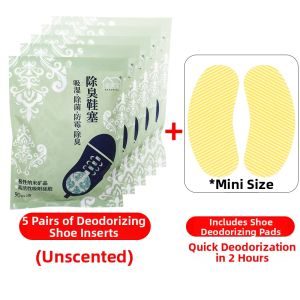 Odor and Moisture Removal Bamboo Charcoal Shoe Inserts