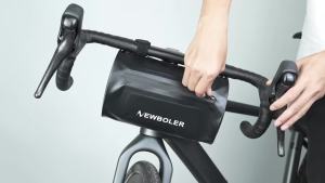NEWBOLER 5L Túi Đựng Xe Đạp Chống Nước Phía Trước Dung Tích Lớn Phụ Kiện Lưu Trữ Xe Đạp Leo Núi Đa Chức Năng Với Túi Đựng Tay Lái Chống Mưa