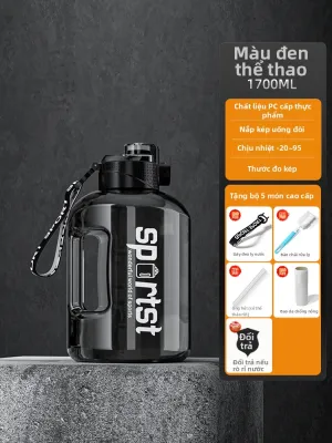 Bình Nước Thể Thao Chống Nhiệt Dung Lượng Lớn 2000ml