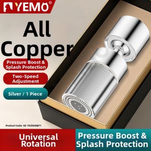 YEMO | Splash-Preventing High-Pressure Copper Faucet Aerator