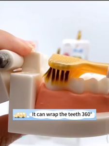 Three Side Three-dimensional Toothbrush Adult Household 58° Scientific Angle Tongue Coating Cleaning
