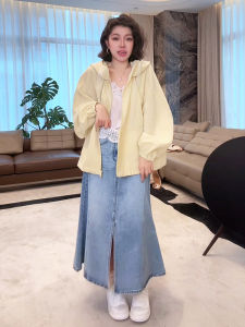 Lace Air Jacket Mixed Flax Linen Texture Slimming Versatile Outerwear ME【Ruffle Air Jacket】Comfortable Breathable Spring