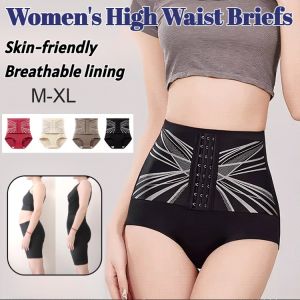 [Shaping S Curve] High Waist Body Shaping Garment Tummy Control And Hip Lifting Pants Antibacterial Underwear High Elastic Large Size Body Shaping Pants Womens Seamless Body Shaping Underwear