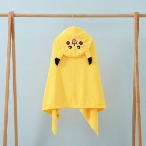 Khăn Tắm Trẻ Em Hoạt Hình Dễ Thương Có Mũ Trùm Đầu Quần Áo Tắm Nhanh Khô Siêu Mềm Khăn Tắm Cho Bé Trai Và Bé Gái