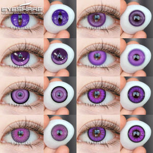 EYESHARE 1pair Halloween Lenses Cosplay Colored Contact Lenses for Eyes Purple Lenses Yk2 Eye Contacts Anime Accessories Lenses