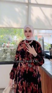 Gamis twill BG COLLECTION terbaru