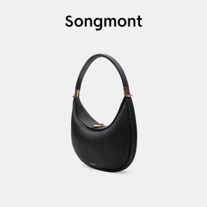 Songmont Medium Luna bag Handle bags for Women Half moon bags leather