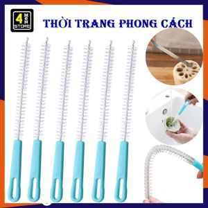 Cọ Rửa Ống Hút Que Rửa Vệ Sinh Ống Hút 20CM Bằng Thép Không Gỉ Uốn Công Siêu Sạch Tiện Lợi - Cọ Rửa Ly Chai Lọ Tiện Dụng